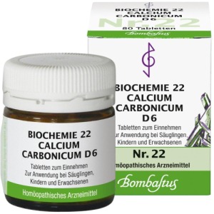 Biochemie 22 Calcium carbonicum D 6 Tabl 80 St