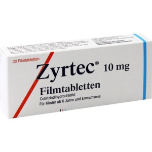 Zyrtec 10 mg Filmtabletten 20 St