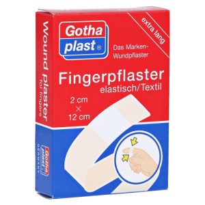 Abbildung: Gothaplast Fingerpflaster 12x2cm elastisch, 5 x 2 St.