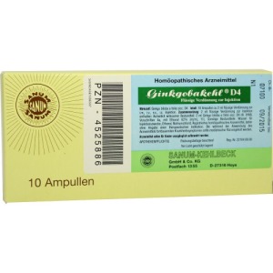 Ginkgobakehl D 4 Ampullen 10X2 ml