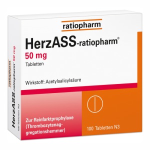 Abbildung: HerzASS ratiopharm 50 mg, 100 St.