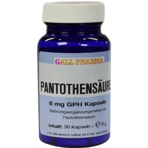Abbildung: Pantothensäure 6 mg GPH Kapseln, 30 St.