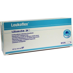 Leukoflex Verbandpflaster, 1,25 cm x 5 m 24 St