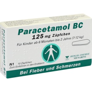 Paracetamol BC 125 mg Zäpfchen 10 St