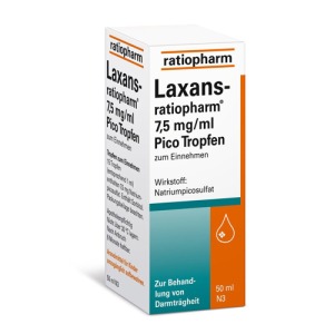 Abbildung: Laxans ratiopharm 7,5 mg/ml, 50 ml
