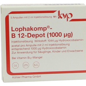 Lophakomp B 12 Depot 1000 µg 5X2 ml