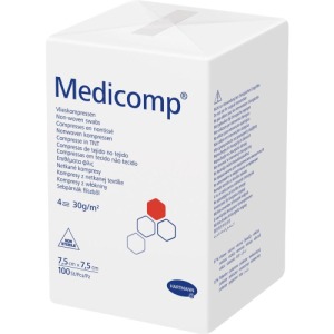 Medicomp unsteril 7,5x7,5 cm 100 St