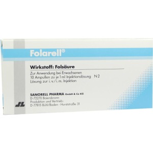 Folarell Injektionslösung 10X1 ml