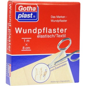 Gothaplast Wundpflaster elastisch 1mx8cm 1 St