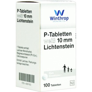 P Tabletten weiß 10 mm 100 St