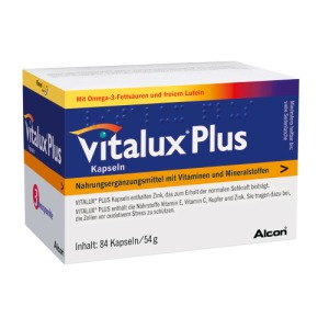 Abbildung: Vitalux Plus Lutein u. Omega-3 Kapseln, 84 St.