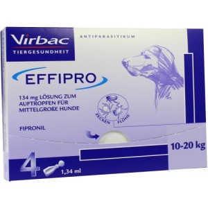 Effipro 134 mg zum Auftropfen für mittelgroße Hunde 4 St
