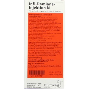 INFI Damiana Injektion N 10X1 ml