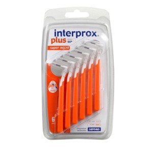 Abbildung: interprox plus super micro orange Interdentalbürste, 6 St.