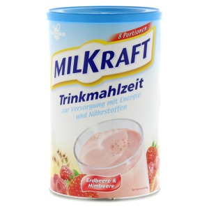 Abbildung: Milkraft Trinkmahlzeit Erdbeere-himbeere, 480 g