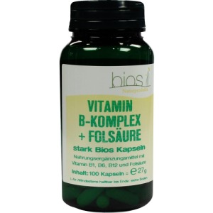 Vitamin B Komplex+folsäure stark Bios Ka 100 St