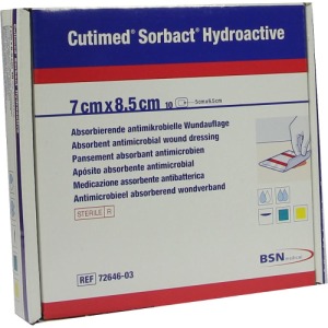 Cutimed Sorbact Hydroactive Kompressen 7 10 St
