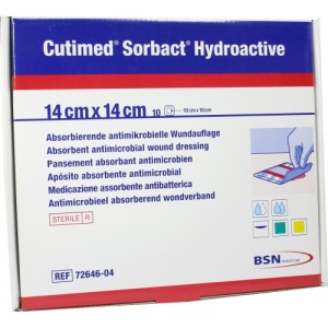 Cutimed Sorbact Hydroactive Kompressen 1 10 St