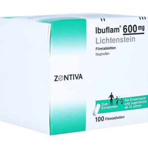 Ibuflam 600 mg Lichtenstein Filmtablette