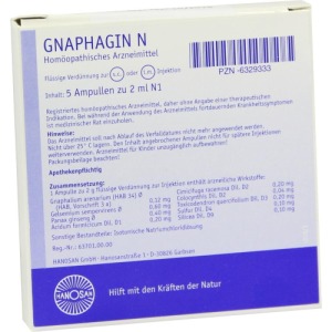 Abbildung: Gnaphagin N Injektionslösung, 5 x 2 ml