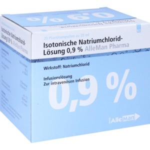 Isotonische NaCl 0,9% DELTAMEDICA Inf.-L 20X20 ml