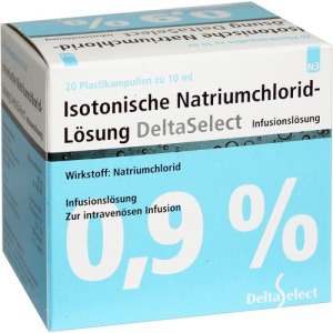 Isotonische NaCl 0,9% DELTAMEDICA Inf.-L 20X10 ml