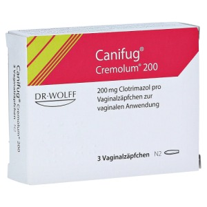 Abbildung: Canifug Cremolum 200 Vaginalsuppositorien, 3 St.