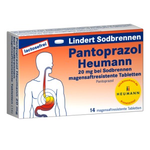 Abbildung: Pantoprazol Heumann 20 mg b.Sodbrennen m, 14 St.