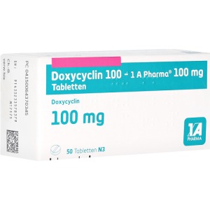 Abbildung: Doxycyclin 100-1a Pharma Tabletten, 50 St.