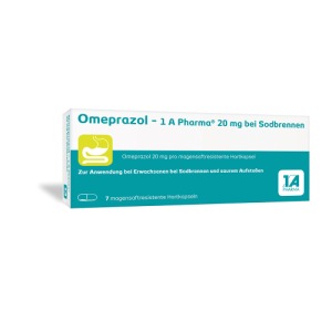 Omeprazol 1a Pharma 20 Mg Bei Sodbrennen 7 St Docmorris