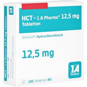 Abbildung: Hct-1a Pharma 12,5 mg Tabletten, 100 St.