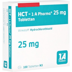 Abbildung: Hct-1a Pharma 25 mg Tabletten, 100 St.