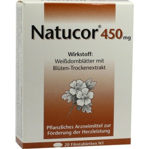 Abbildung: Natucor 450 mg Filmtabletten, 20 St.