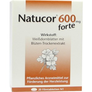 Abbildung: Natucor 600 mg forte Filmtabletten, 20 St.