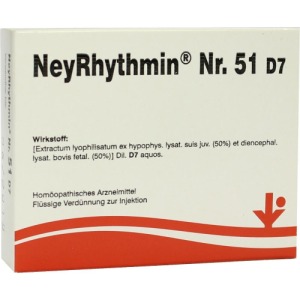 Abbildung: Neyrhythmin Nr.51 D 7 Ampullen, 5 x 2 ml