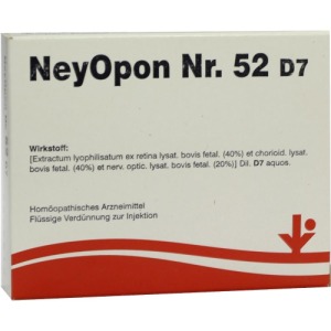 Abbildung: Neyopon Nr.52 D 7 Ampullen, 5 x 2 ml