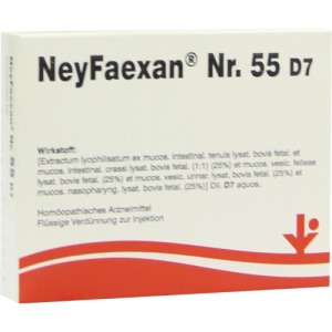 Abbildung: Neyfaexan Nr.55 D 7 Ampullen, 5 x 2 ml