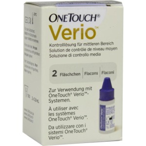 ONE Touch Verio Kontrolllösung für mittleren Bereich 2X3,8 ml