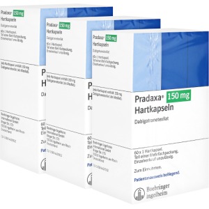 Abbildung: Pradaxa 150 mg Hartkapseln, 180 St.