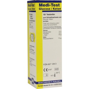 Abbildung: Medi-test Glucose/keton Teststreifen, 100 St.