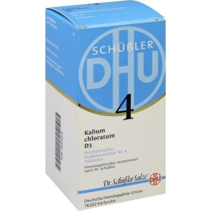 Abbildung: DHU Schüßler-Salz Nr. 4 Kalium chloratum D3, 420 St.