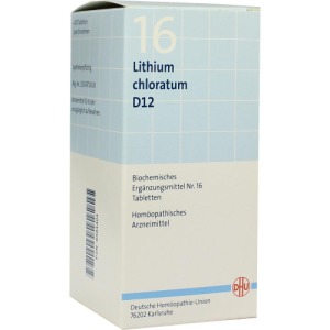 Abbildung: DHU Schüßler-Salz Nr. 16 Lithium chloratum D12, 420 St.