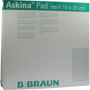 Abbildung: Askina Pad Wundauflage 10x20 cm nicht ha, 100 St.
