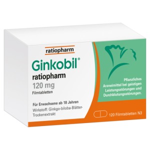Abbildung: Ginkobil ratiopharm 120 mg, 120 St.