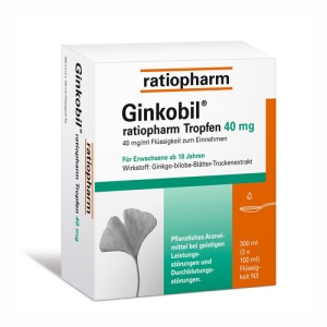 Abbildung: Ginkobil ratiopharm Tropfen 40 mg, 300 ml