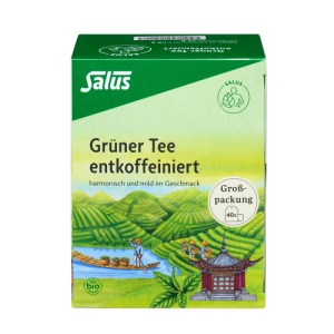 Abbildung: Grüner TEE Entkoffeiniert Bio Salus Filt, 40 St.