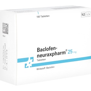 Abbildung: Baclofen-neuraxpharm 25 mg Tabletten, 100 St.