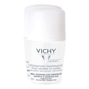 Abbildung: Vichy DEO Roll on Sensitiv Anti Transpirant 48h, 2 x 50 ml