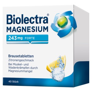 Abbildung: Biolectra Magnesium 243 forte Zitrone Br, 40 St.