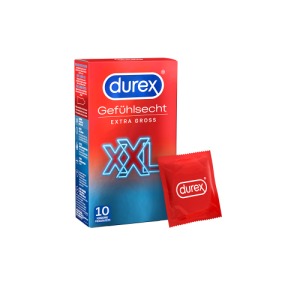 Abbildung: DUREX Gefühlsecht Extra Groß Kondome, 10 St.